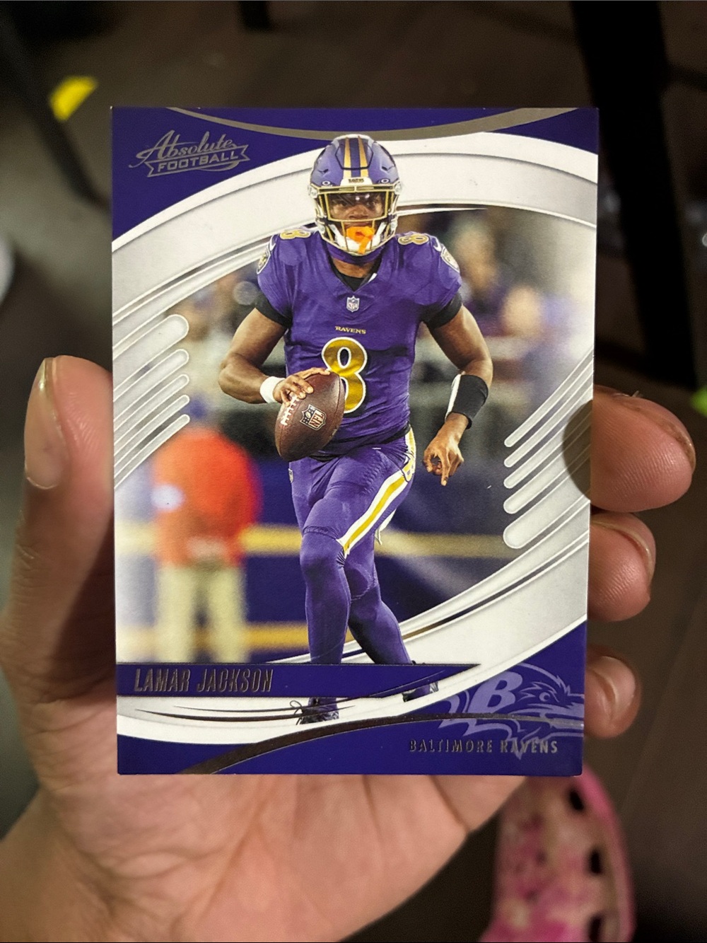 Panini Lamar Jackson Football Card - Purple, Gold & White